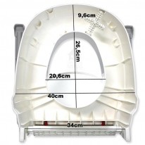 Medidas Elevador de Inodoro Aquatec 900