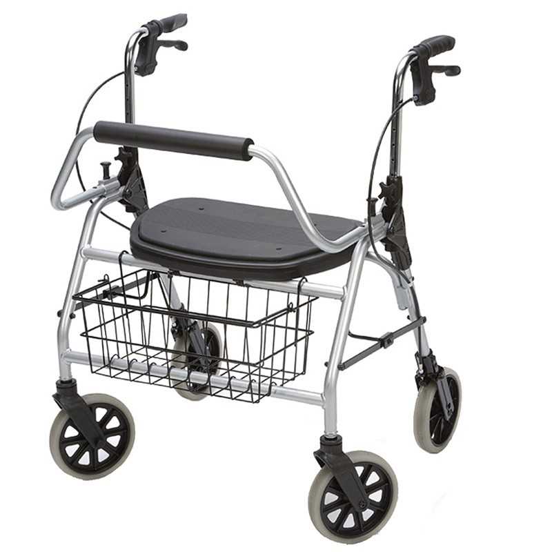 Maxi Rollator de 4 Ruedas Plegable