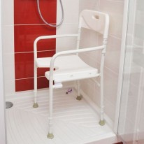 Silla para Ducha Plegable Aluminio