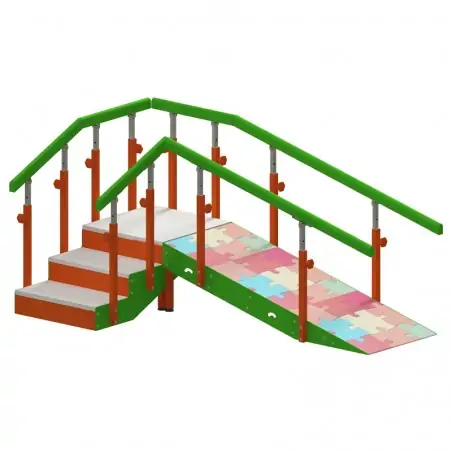 Escalera con Rampa Infantil 3 ó 4 Peldaños