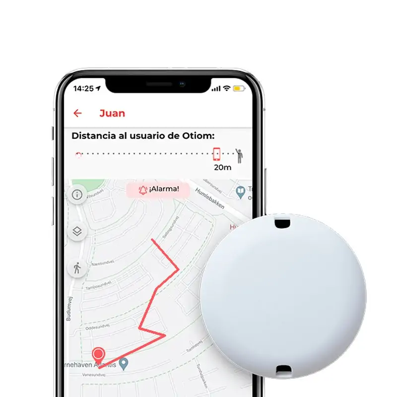 Localizador GPS Otiom para Personas con Demencia