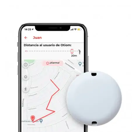 Localizador GPS Otiom para Personas con Demencia