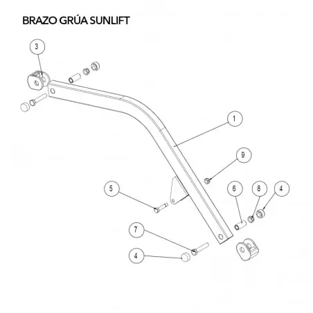 Repuestos grúa Sunlift