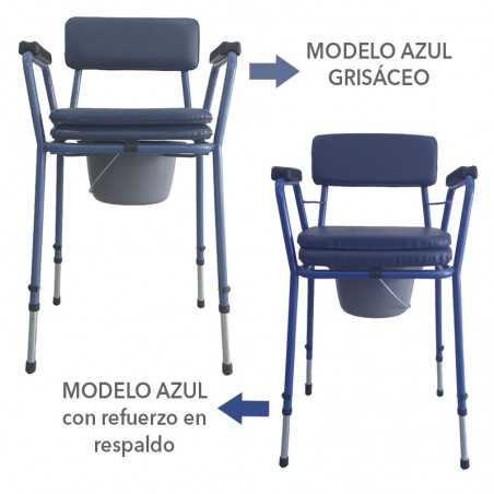 Silla con Inodoro Regulable en Altura Ts Care