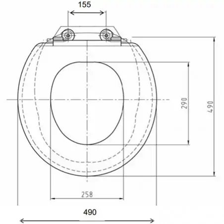 Asiento de Inodoro XXL Big John