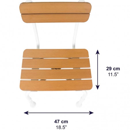 Silla para Ducha Madera