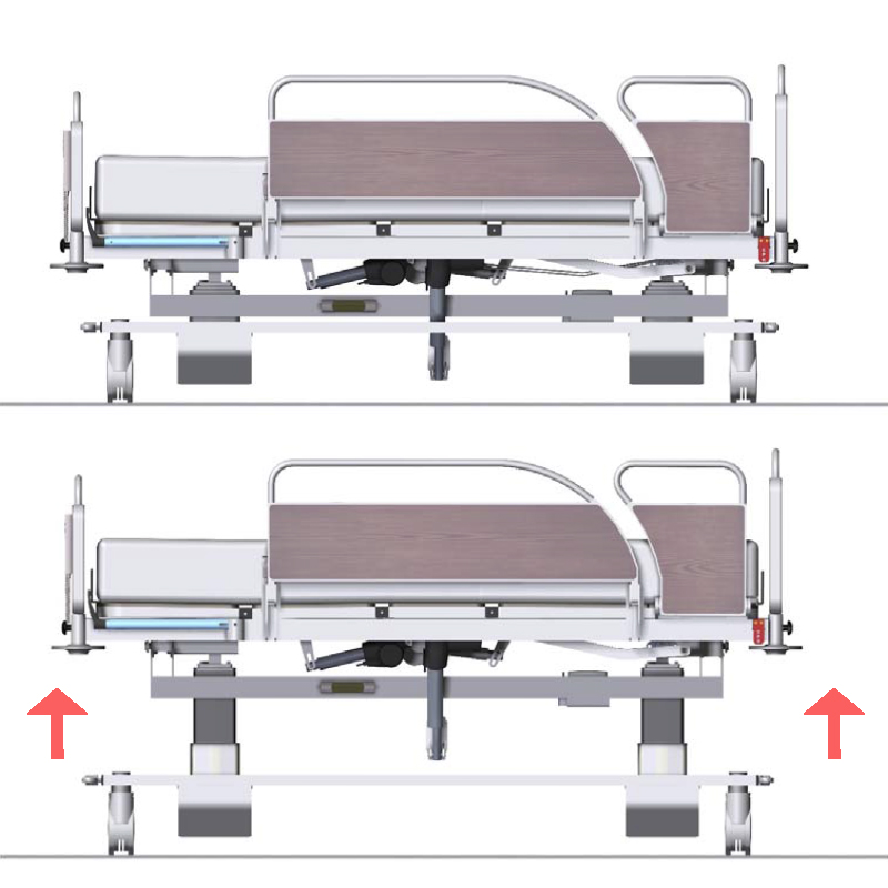 cama de ortopedia elevable