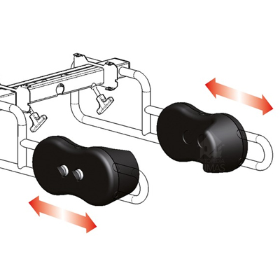 Apoyos laterales / posteriores ajustables