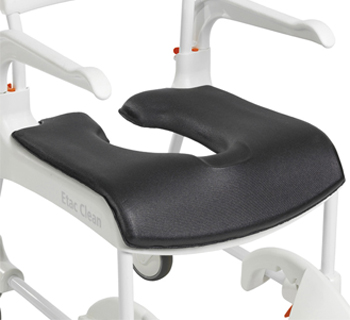 Asiento blando silla de ducha con ruedas Clean