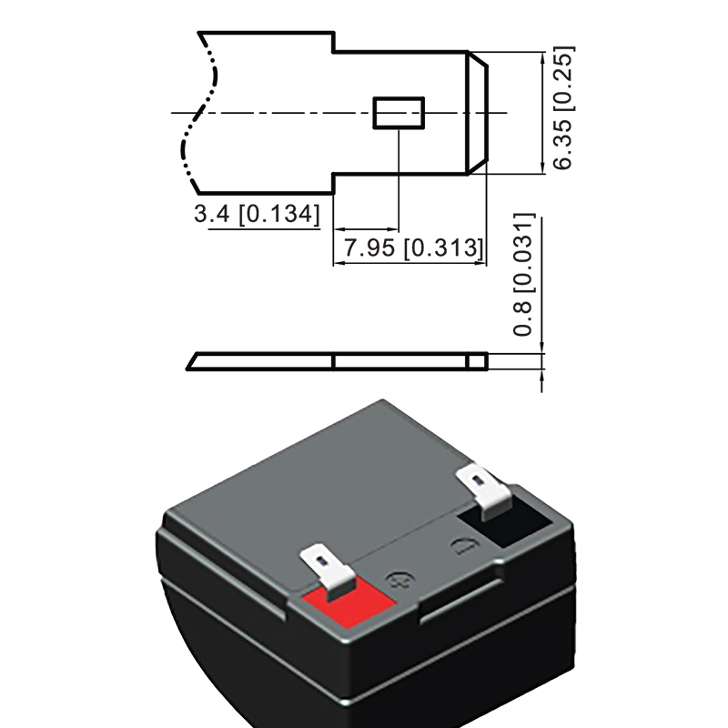 Terminal T2 FASTON TYPE